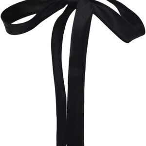 Womens Bow Tie, Ladies Self Tie Long Bowtie - Ribbon Choker for Lady Uniform or